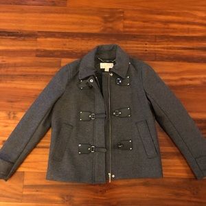 MICHAEL Michael Kors Cropped Wool Duffle Coat